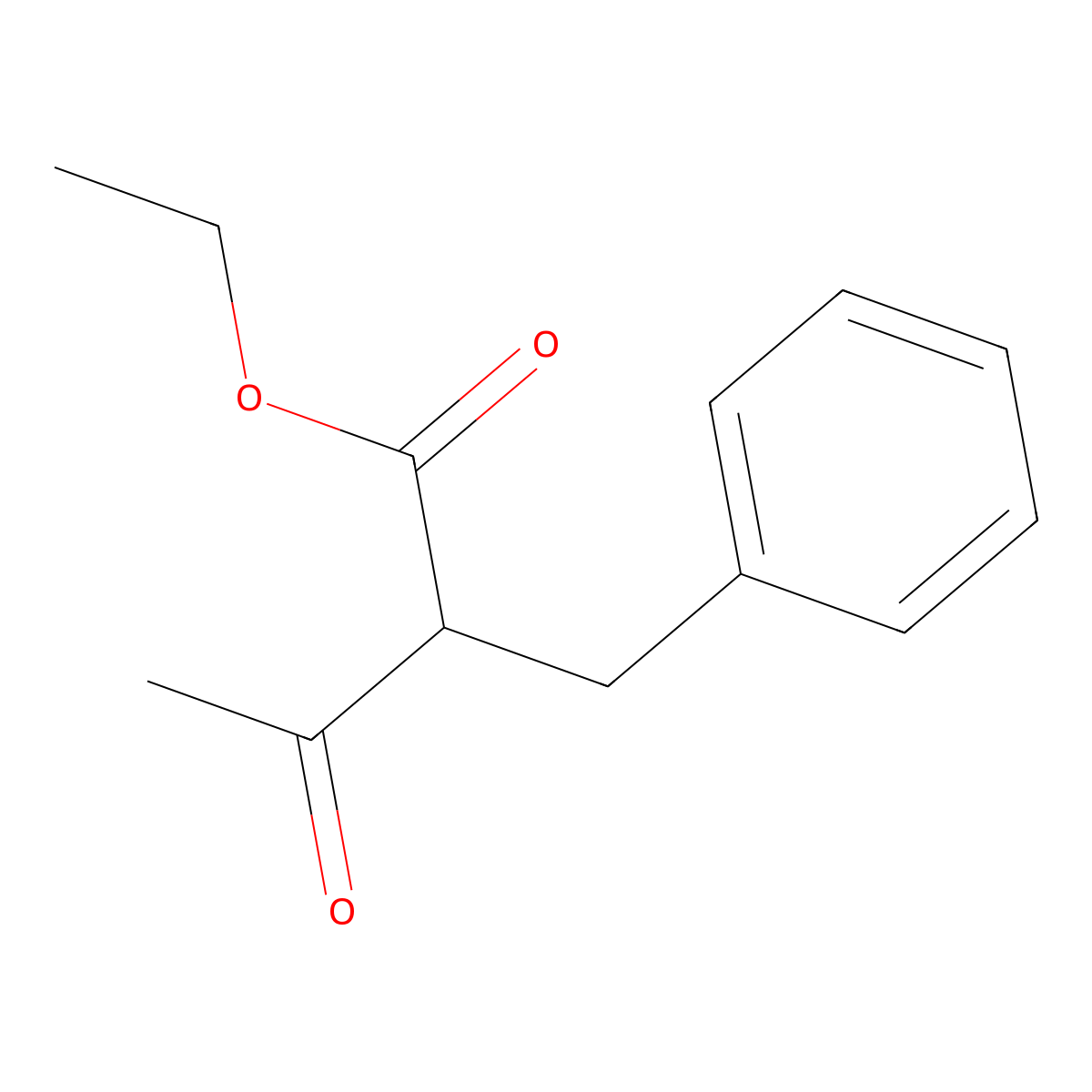 Ethyl alpha-benzylacetoacetate molecular structure, CAS 620-79-1