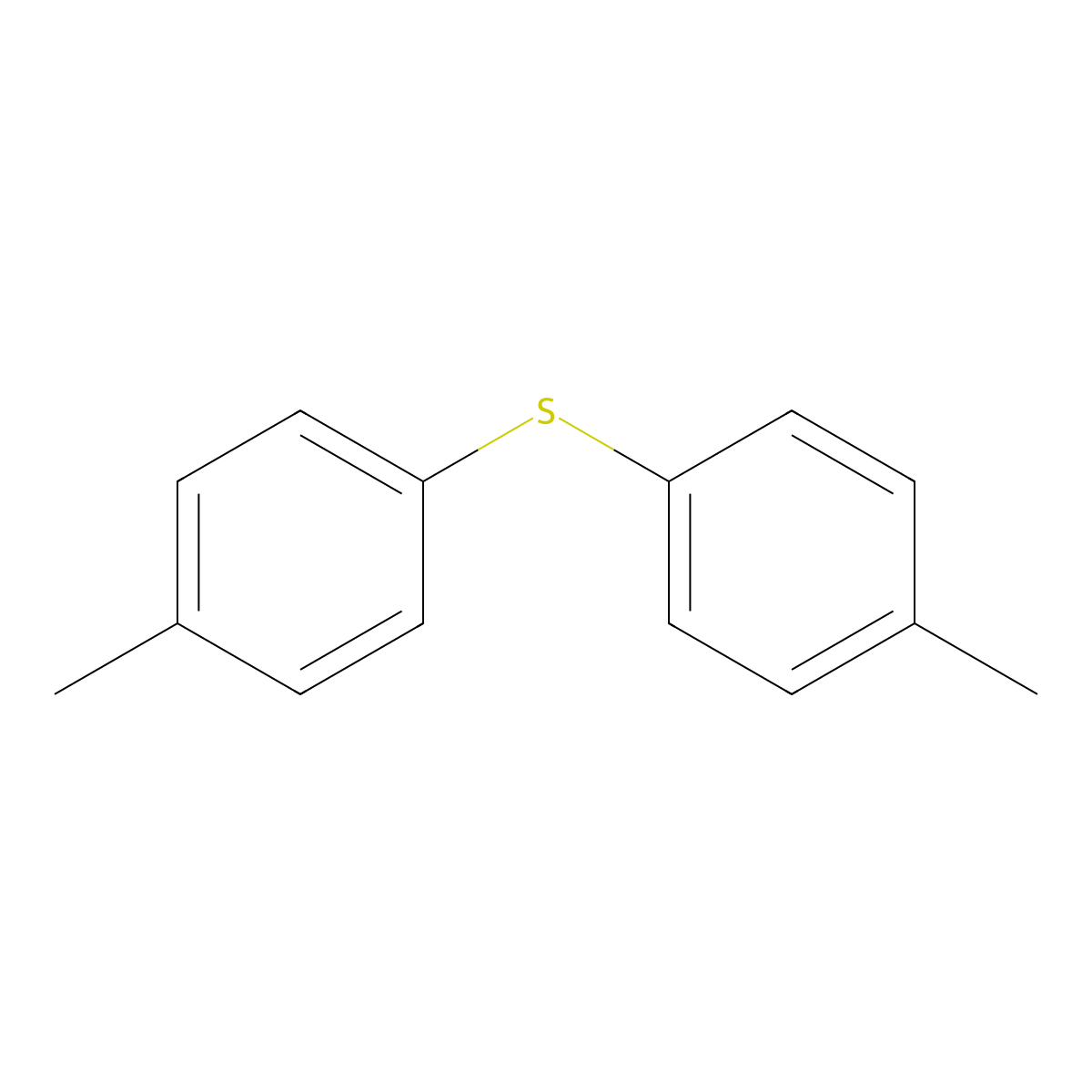 Di-p-tolyl sulphide molecular structure, CAS 620-94-0