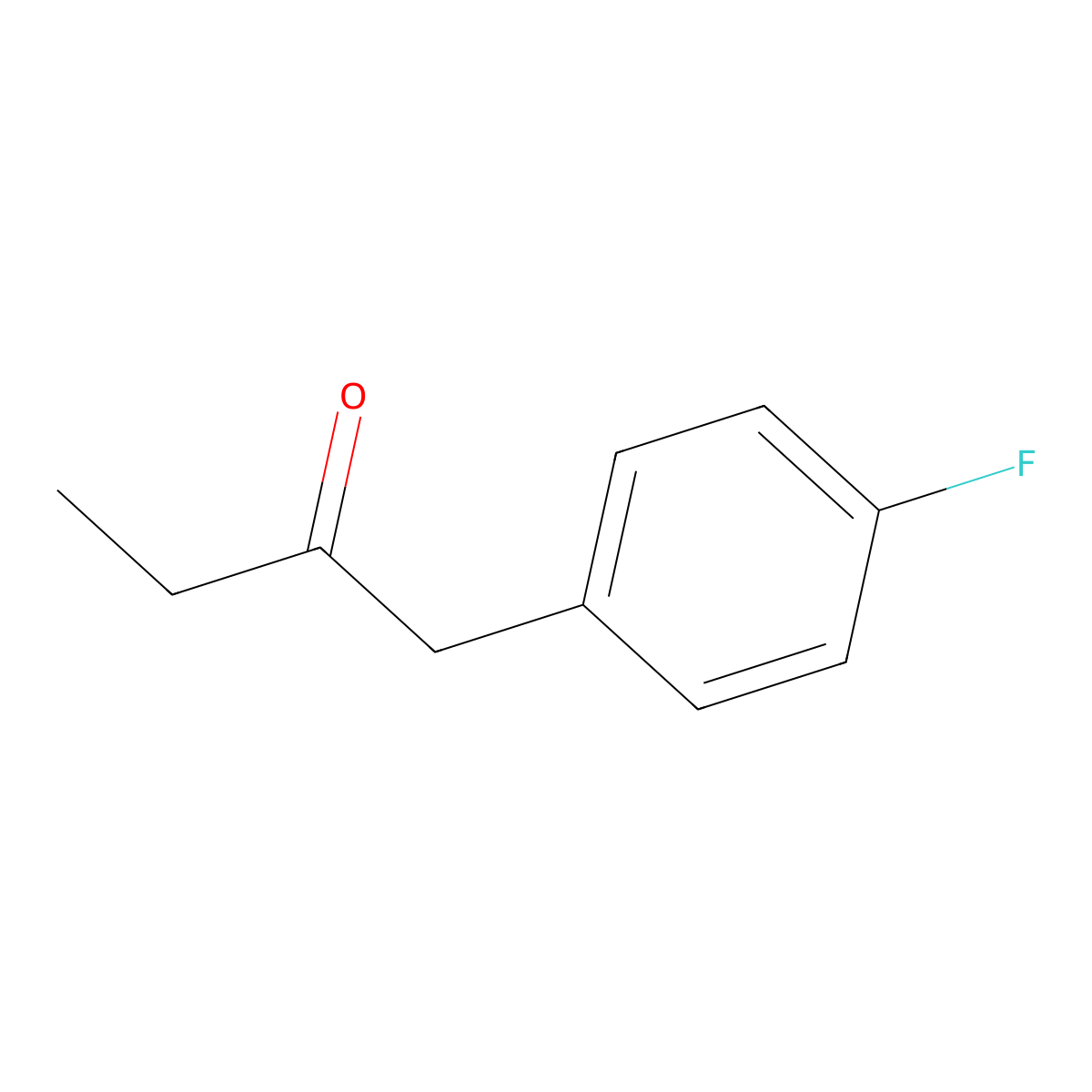 1-(4-Fluorophenyl)butan-2-one molecular structure, CAS 620-97-3