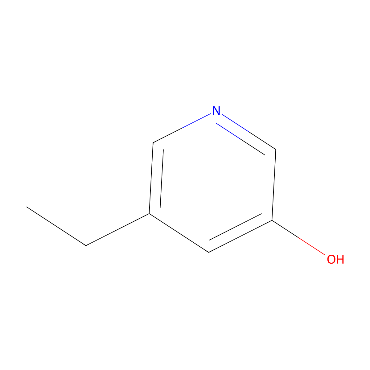 3-Pyridinol, 5-ethyl- molecular structure, CAS 62003-48-9