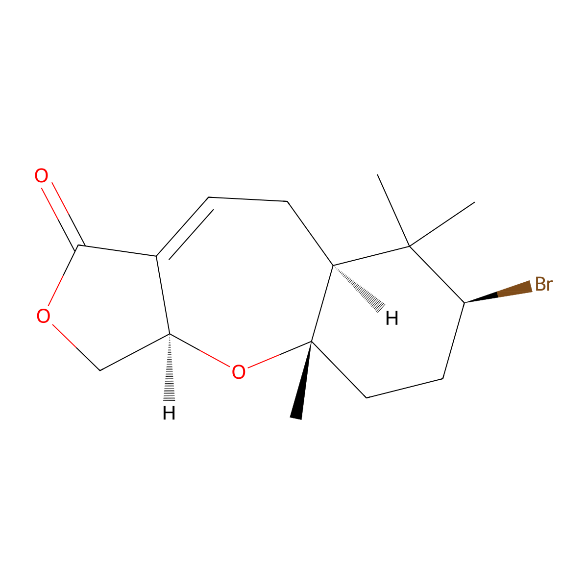Aplysistatin molecular structure, CAS 62003-89-8