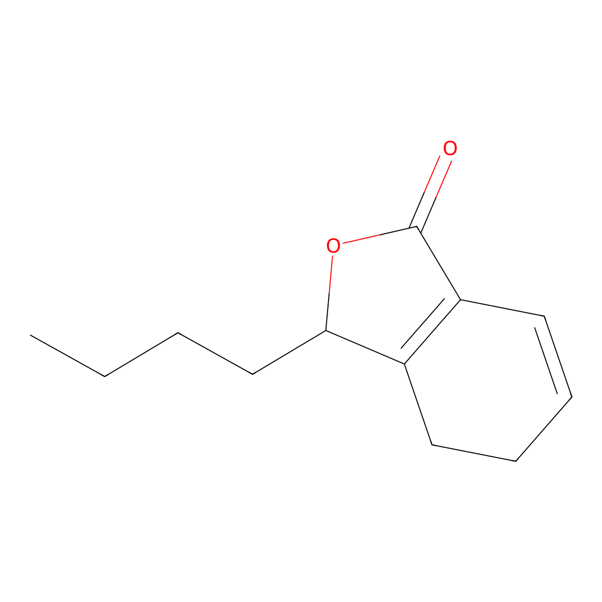 3-N-Butyl-4,5-Dihydrophthalide molecular structure, CAS 62006-39-7