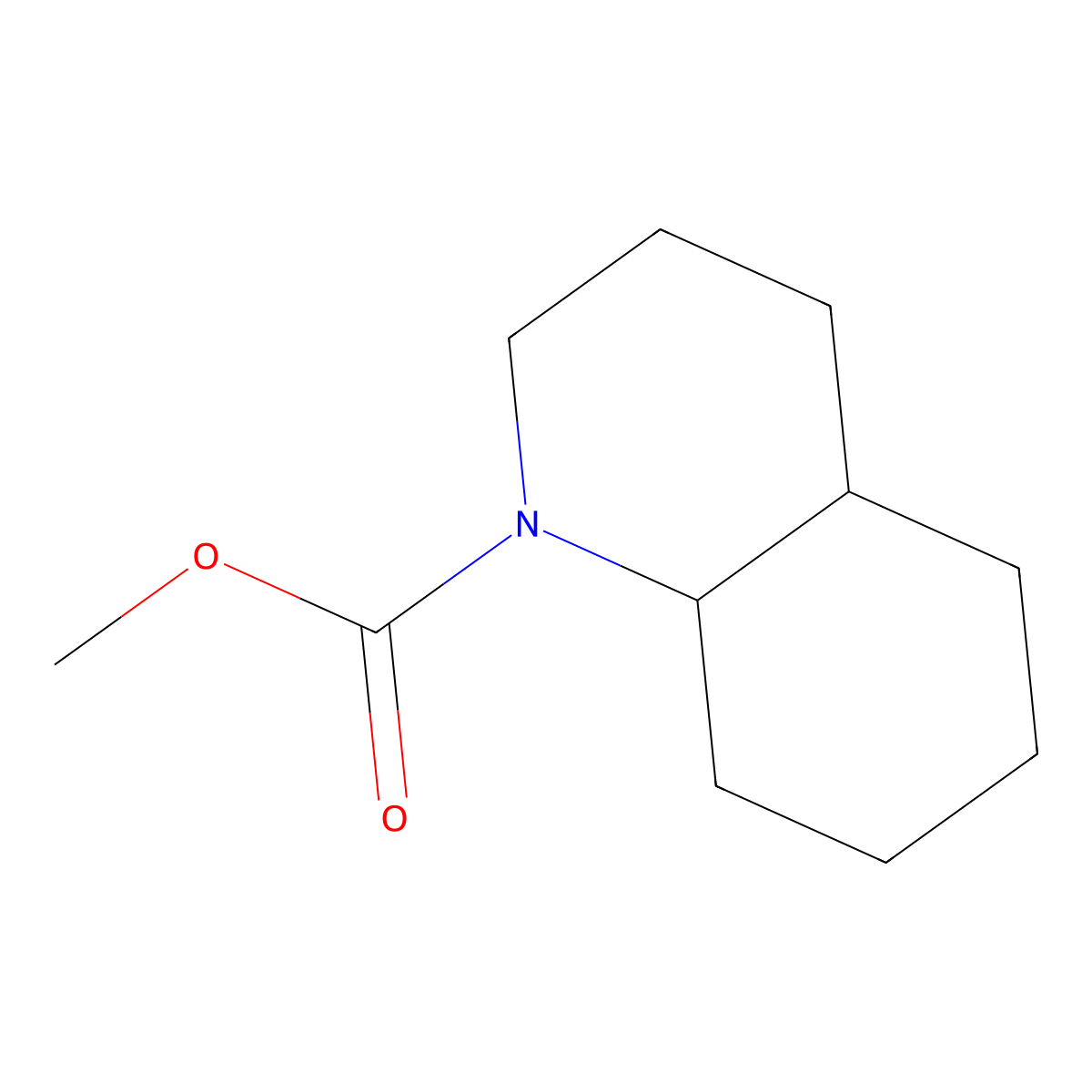 Methyl (4aS,8aS)-octahydroquinoline-1(2H)-carboxylate molecular structure, CAS 62008-52-0