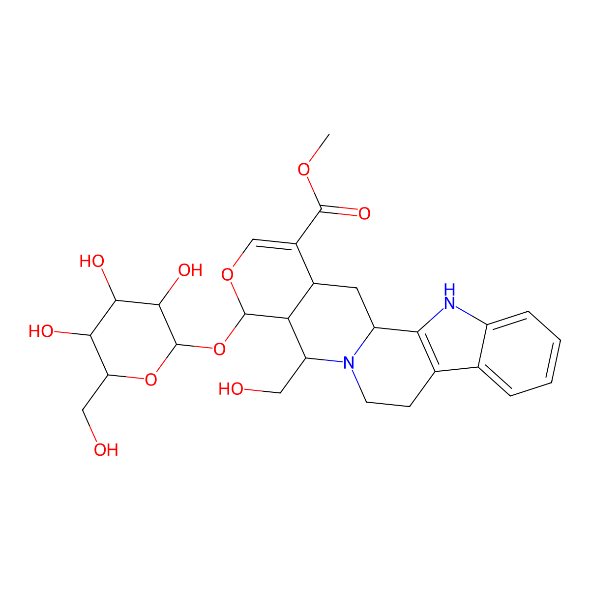 3beta-Isodihydrocadambine molecular structure, CAS 62014-69-1