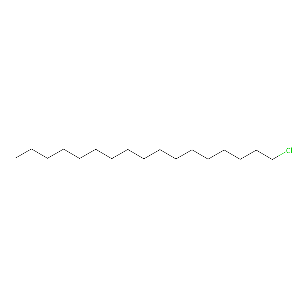 Heptadecane, 1-chloro- molecular structure, CAS 62016-75-5