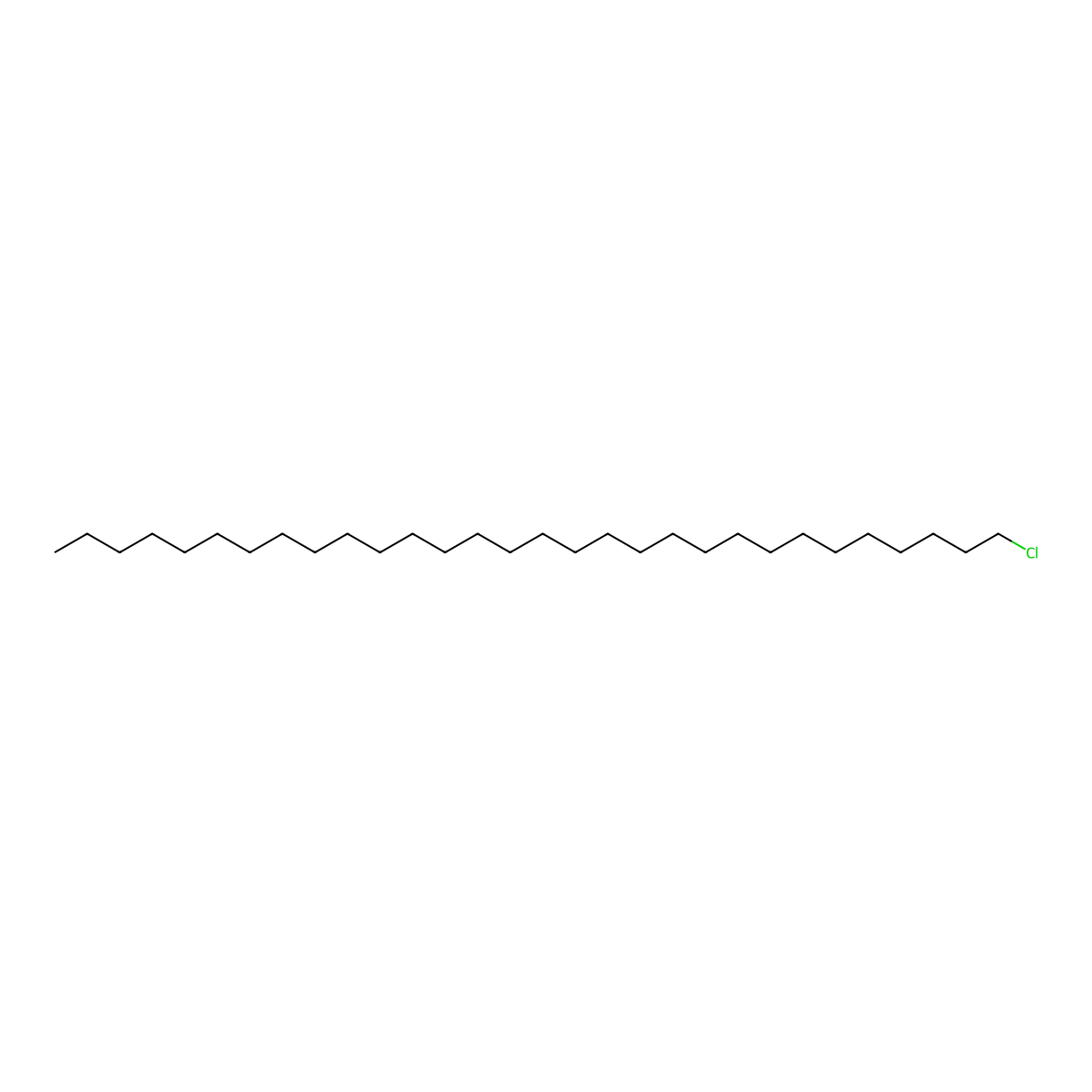 1-Chlorotriacontane molecular structure, CAS 62016-82-4