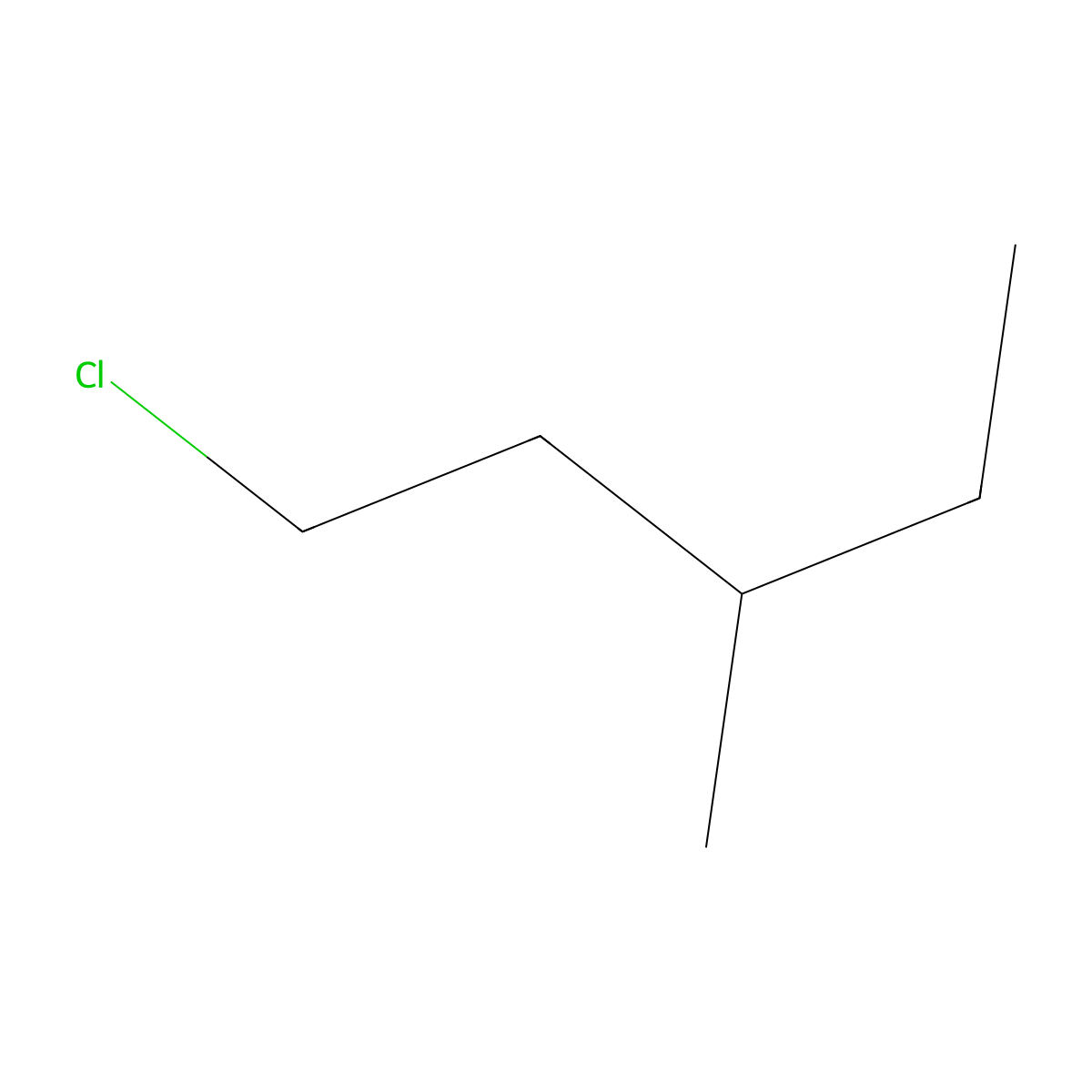 1-Chloro-3-methylpentane molecular structure, CAS 62016-93-7