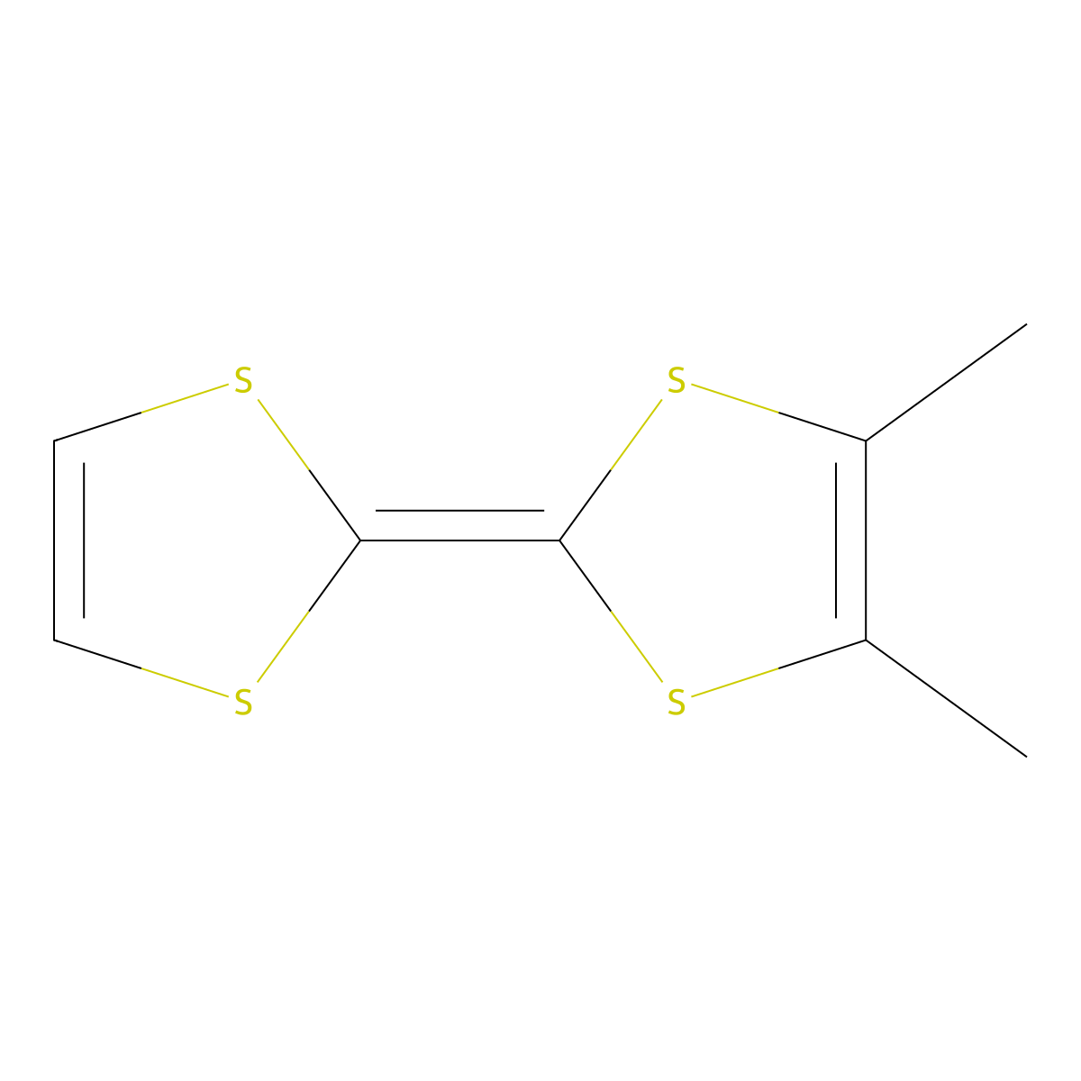 Dimethyltetrathiafulvalene molecular structure, CAS 62024-60-6
