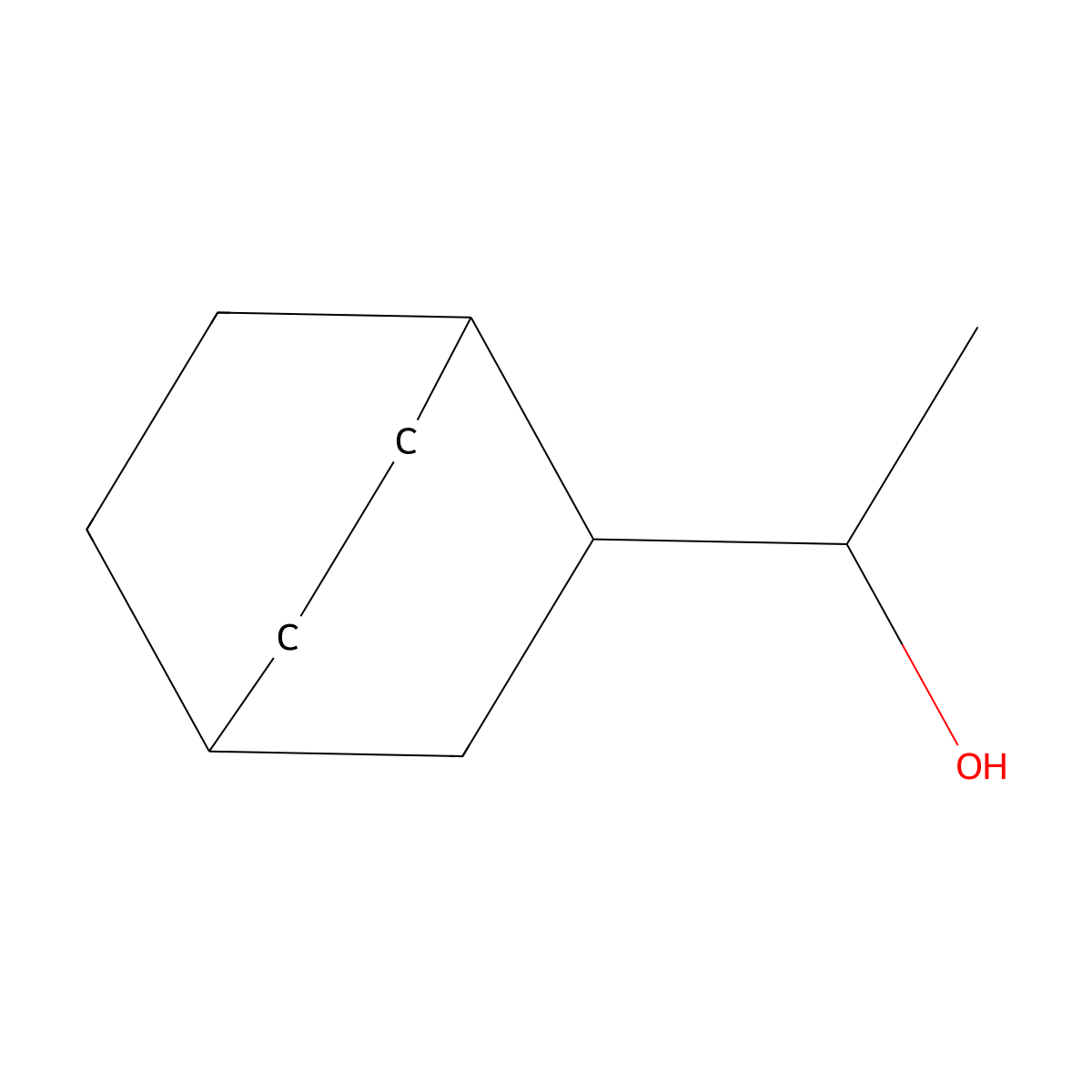 1-{Bicyclo[2.2.2]octan-2-yl}ethan-1-ol molecular structure, CAS 62028-28-8