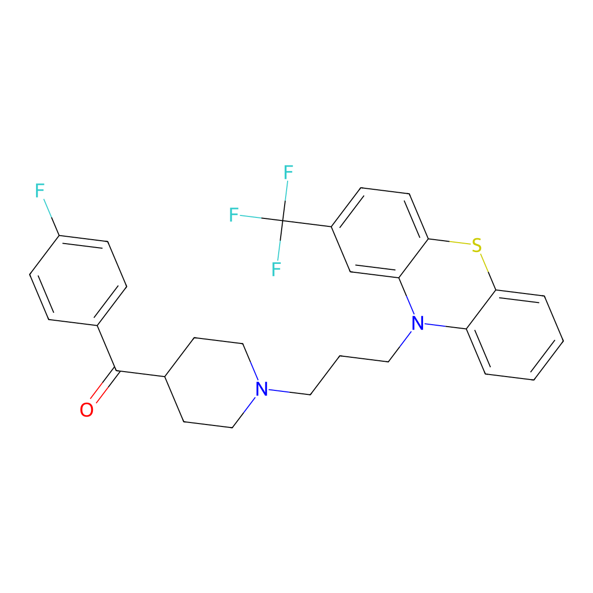 Duoperone molecular structure, CAS 62030-88-0