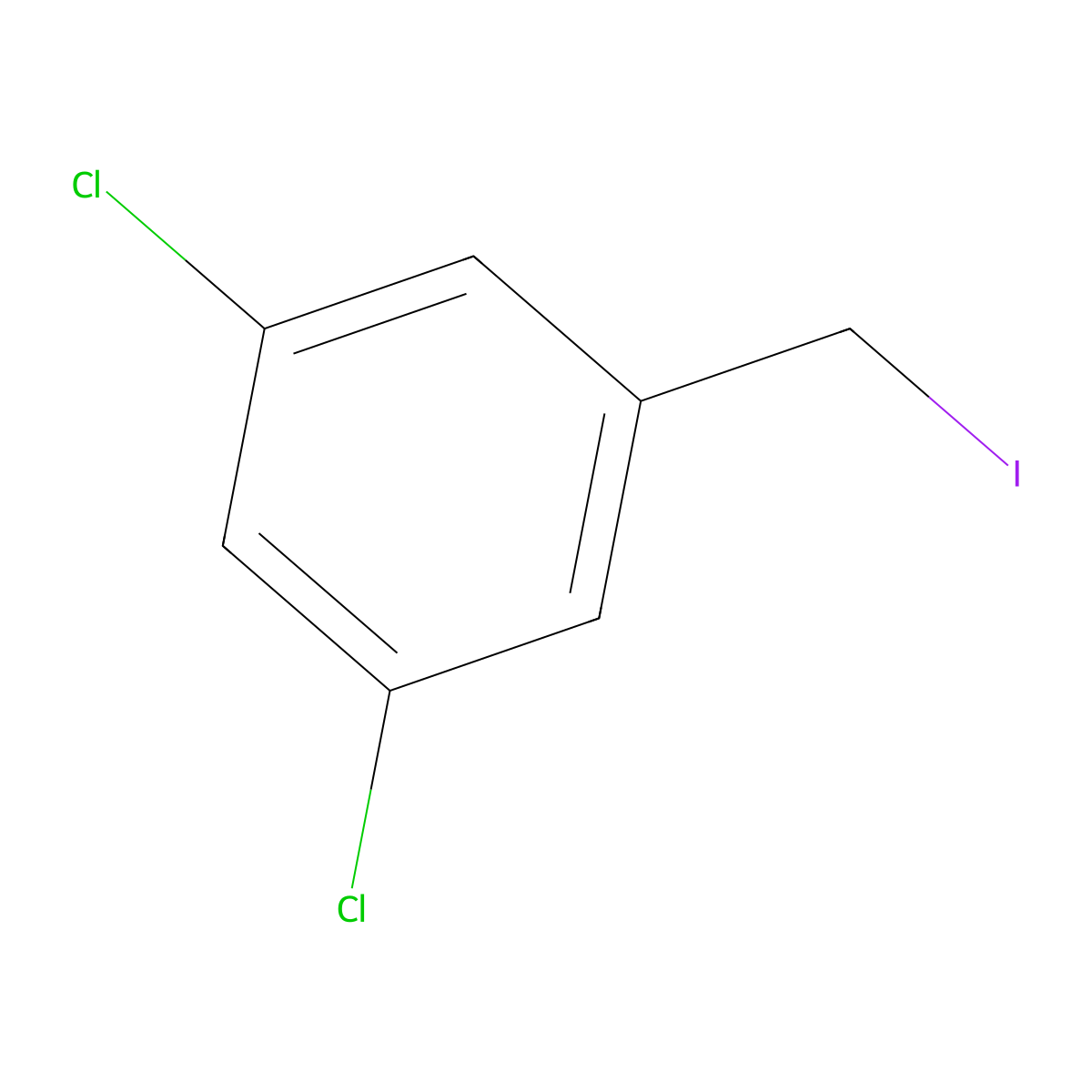 1,3-Dichloro-5-(iodomethyl)benzene molecular structure, CAS 62031-36-1