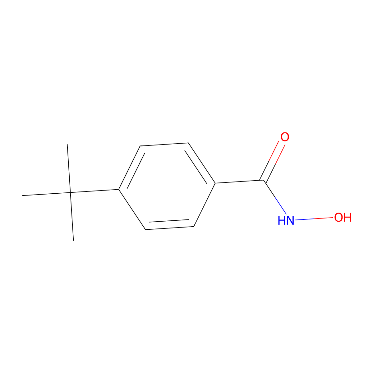 4-tert-Butyl-N-hydroxybenzamide molecular structure, CAS 62034-73-5