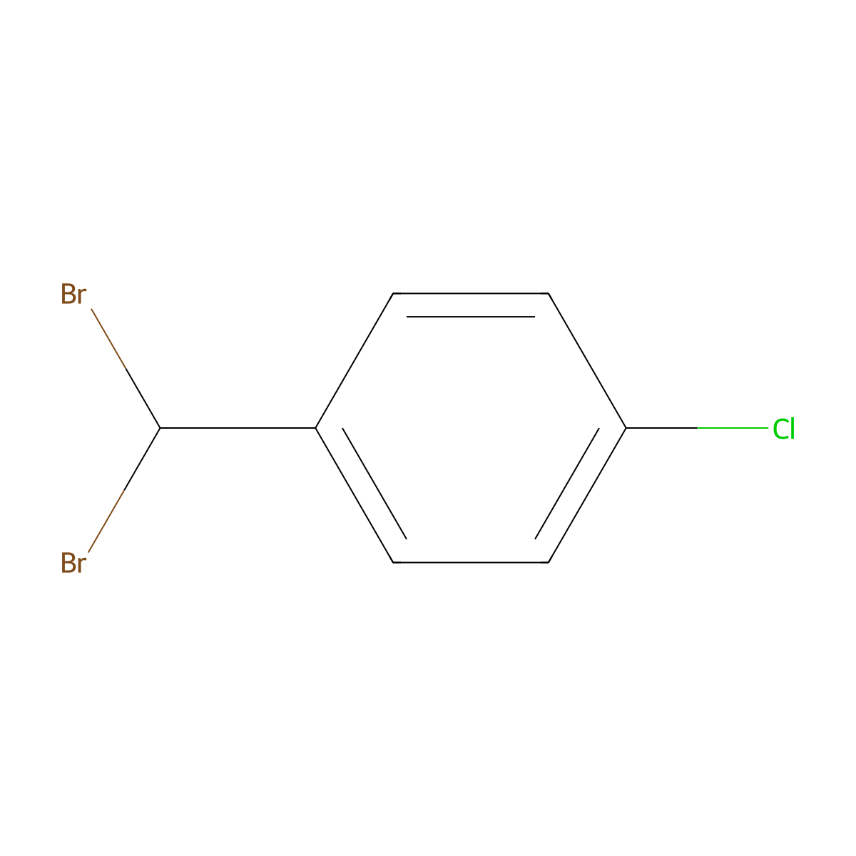 1-Chloro-4-(dibromomethyl)benzene molecular structure, CAS 62037-06-3