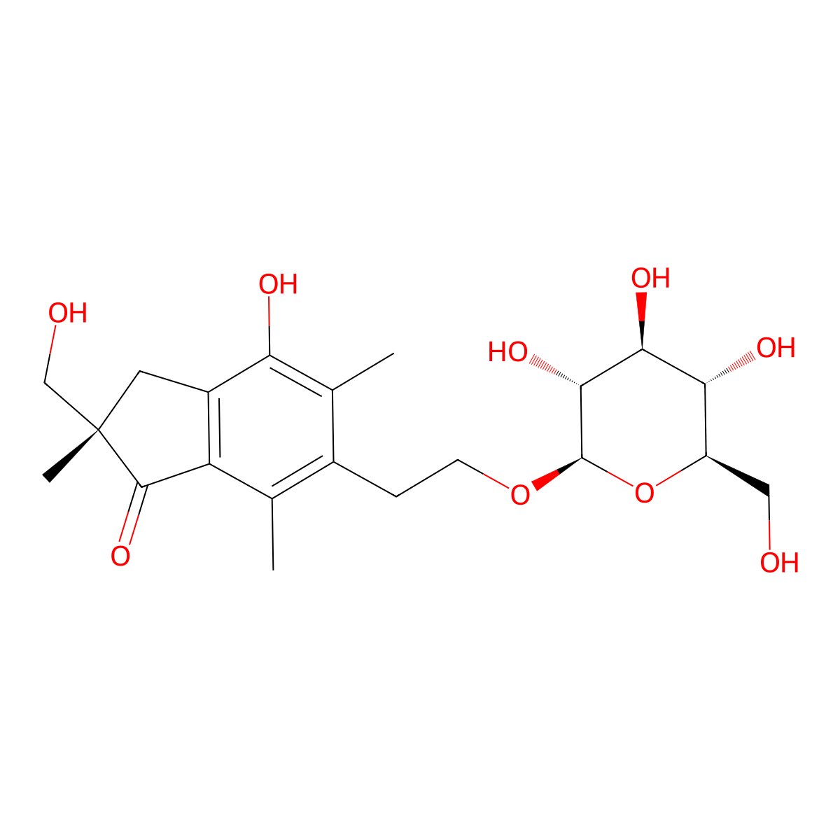Onitisin 2'-O-glucoside molecular structure, CAS 62043-53-2