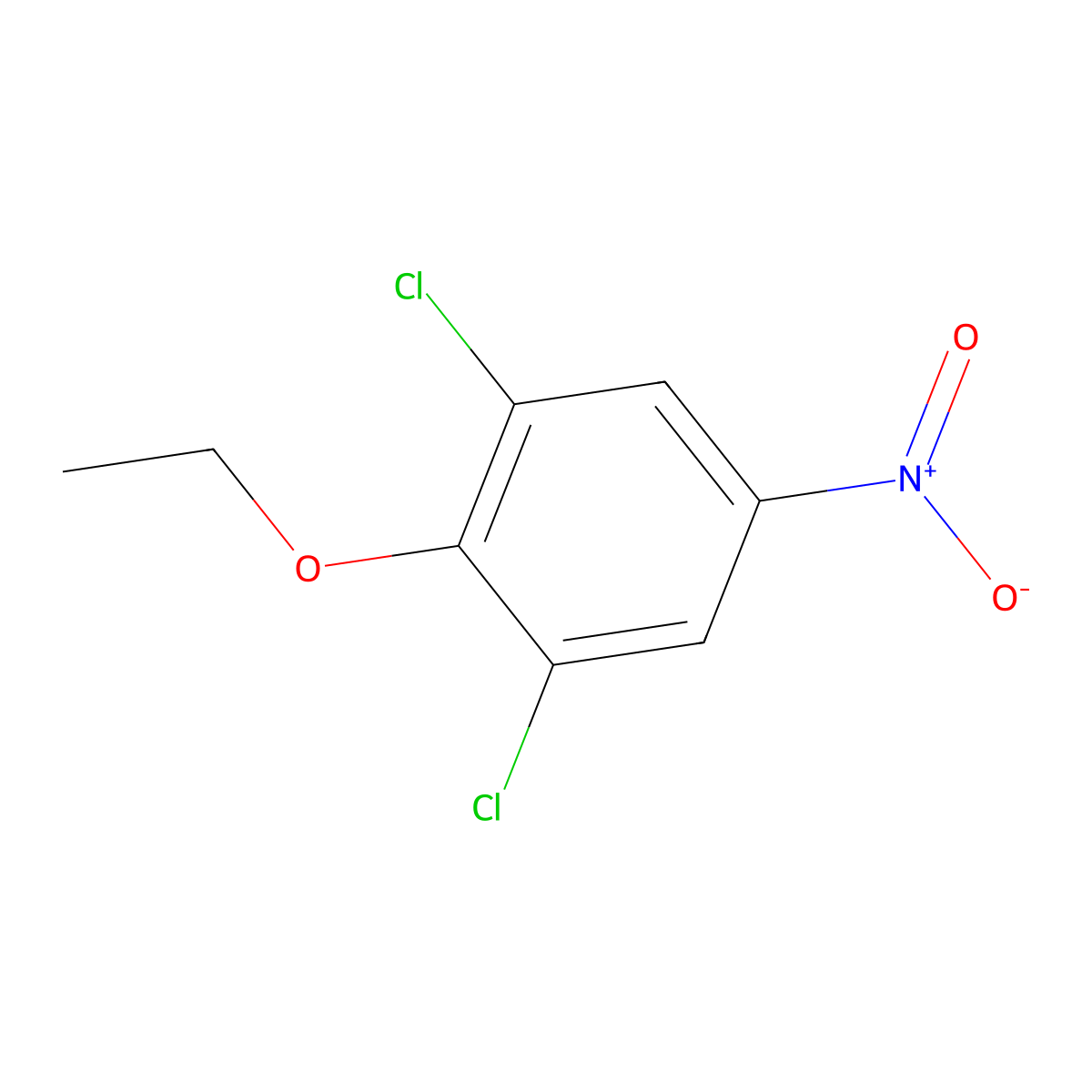 1,3-Dichloro-2-ethoxy-5-nitrobenzene molecular structure, CAS 62047-40-9