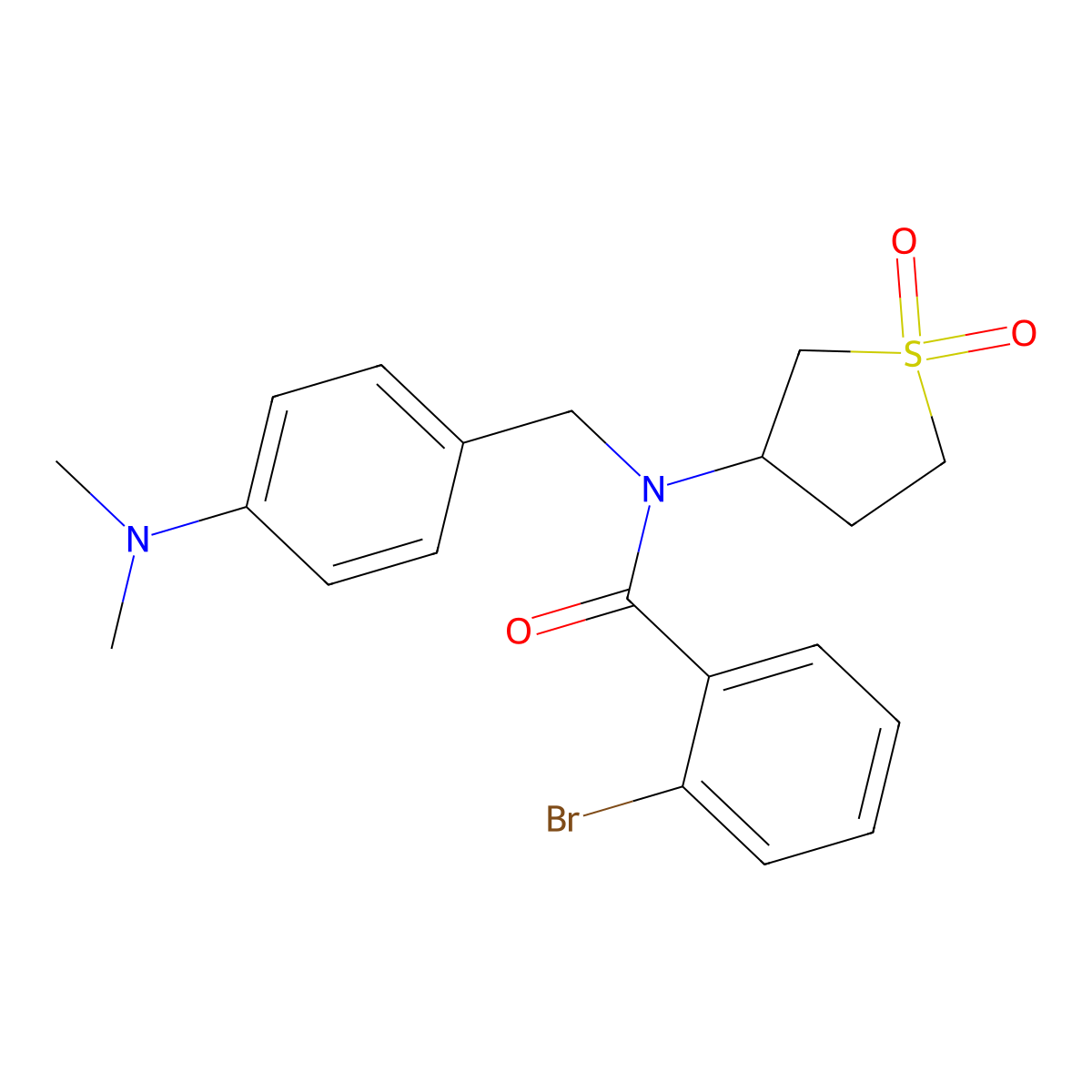 C20H23BrN2O3S molecular structure, CAS 620560-72-7