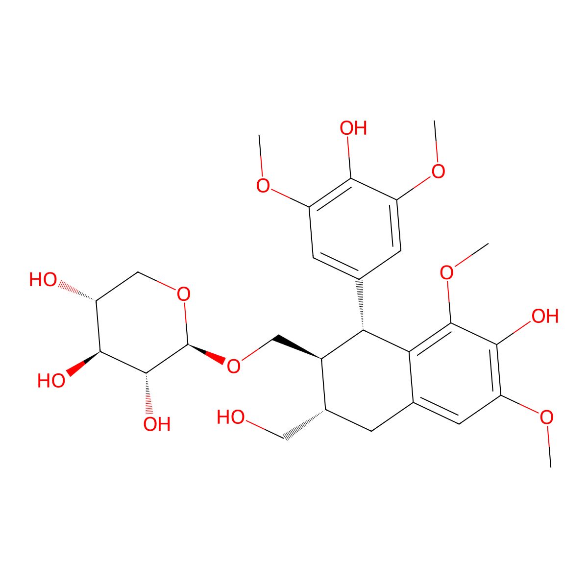 Nudiposide molecular structure, CAS 62058-46-2
