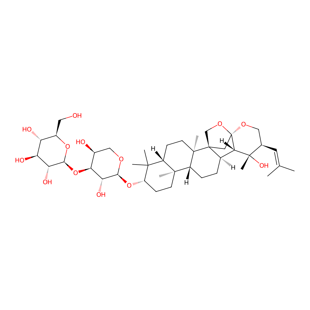 Bacopaside V molecular structure, CAS 620592-16-7