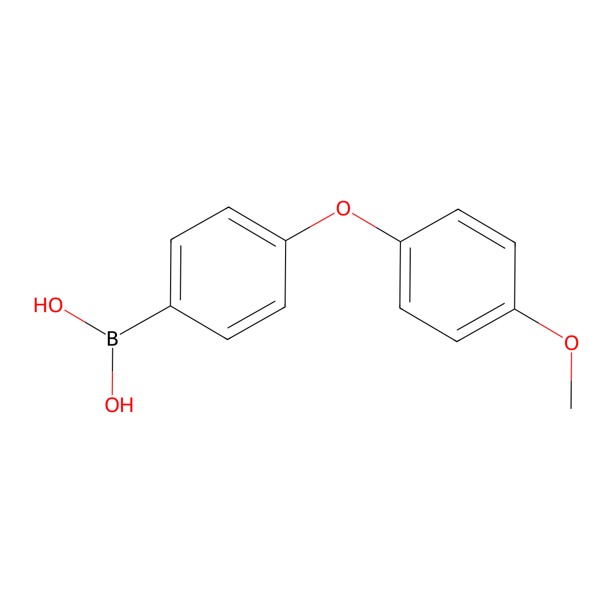 4-(4-Methoxyphenoxy)phenylboronic acid molecular structure, CAS 620632-57-7