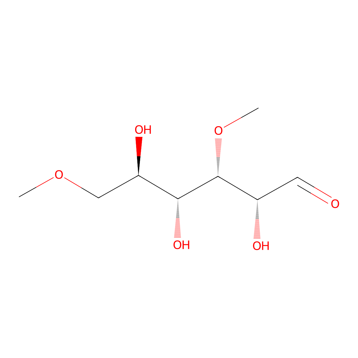 3,6-di-O-methylglucose molecular structure, CAS 6207-55-2
