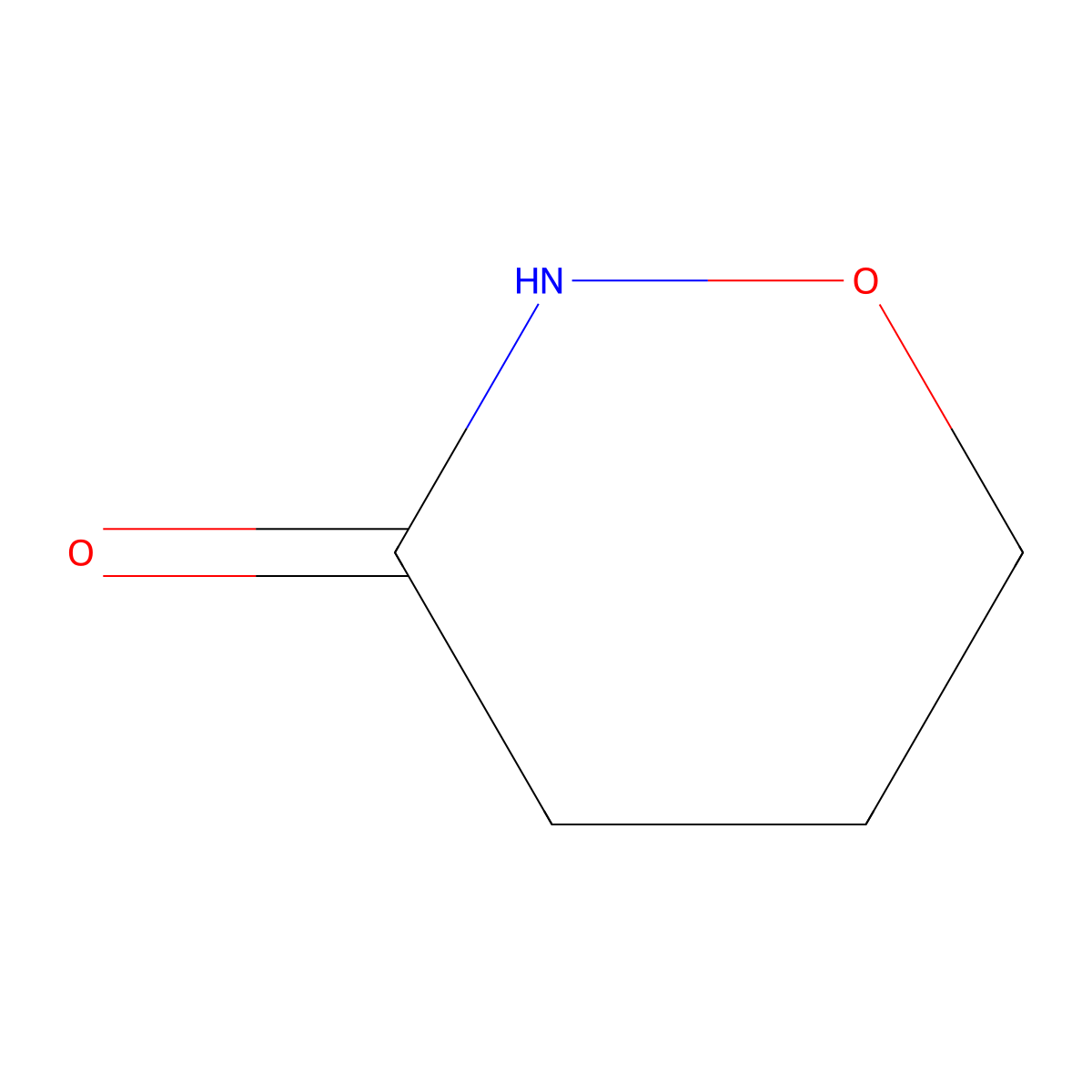 1,2-Oxazinan-3-one molecular structure, CAS 62079-06-5