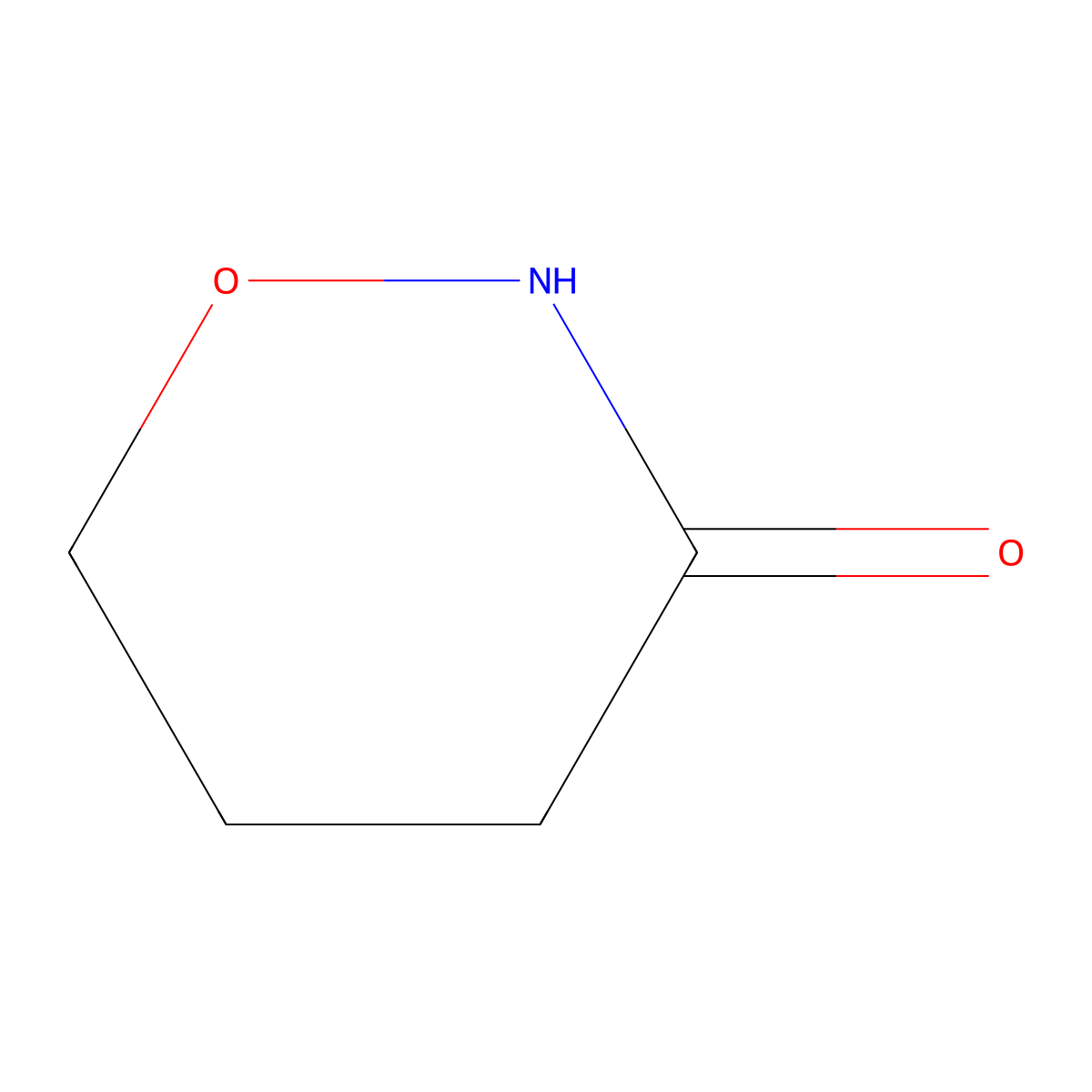 1,2-Oxazinan-3-one molecular structure, CAS 62079-06-5