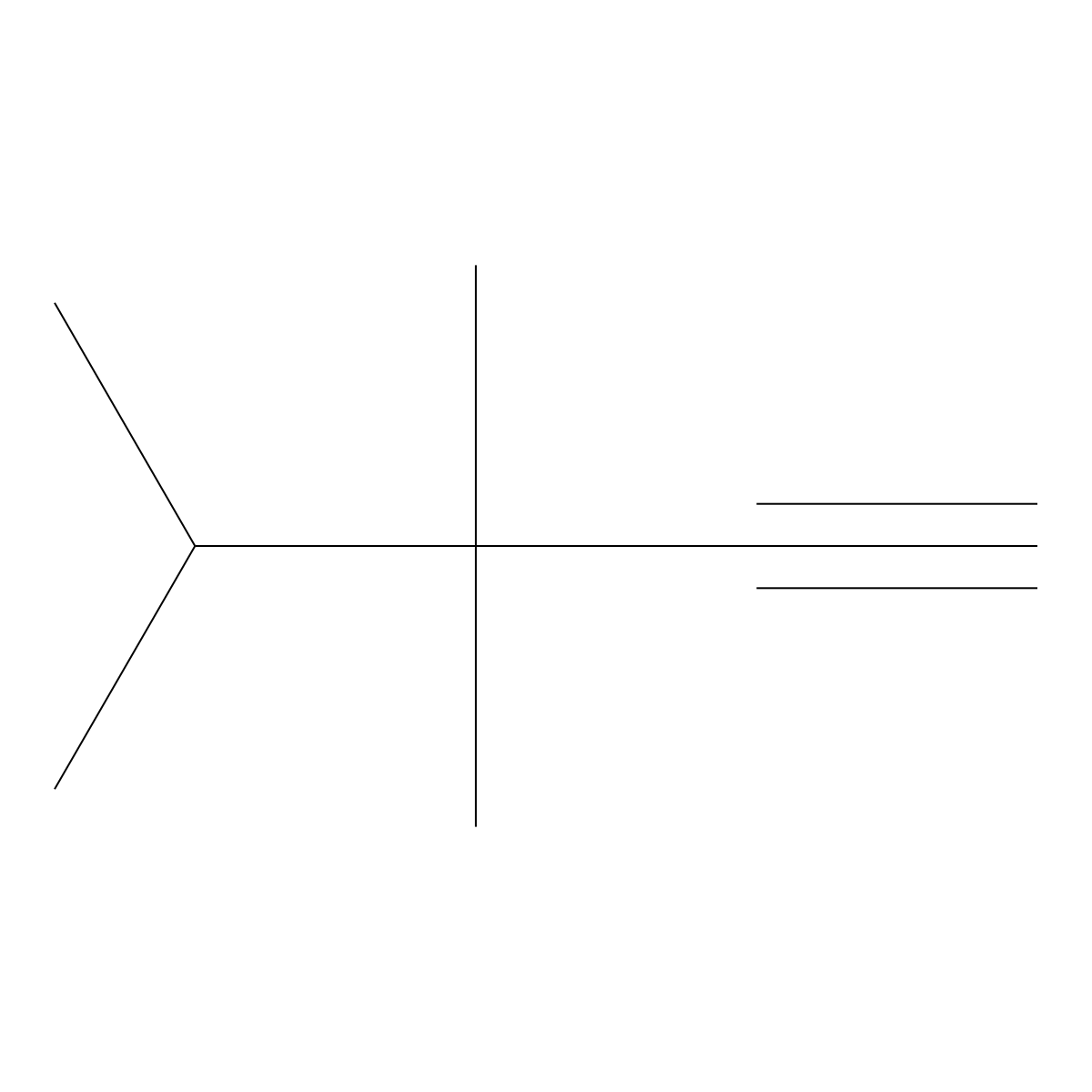 3,3,4-Trimethylpent-1-yne molecular structure, CAS 6208-18-0
