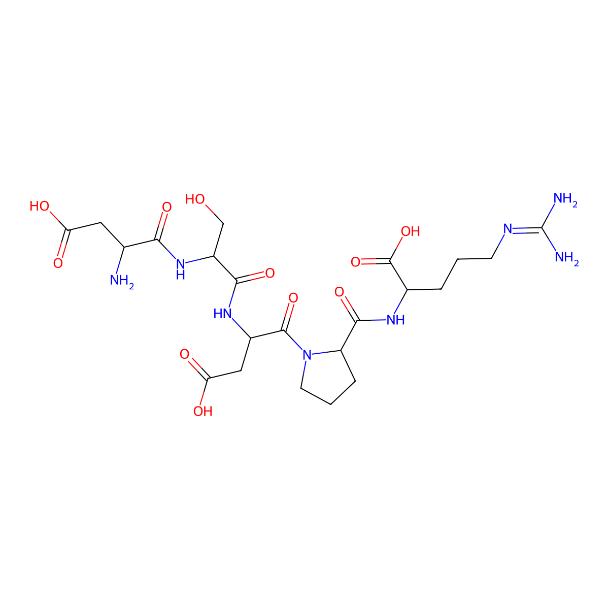Pentigetide molecular structure, CAS 62087-72-3
