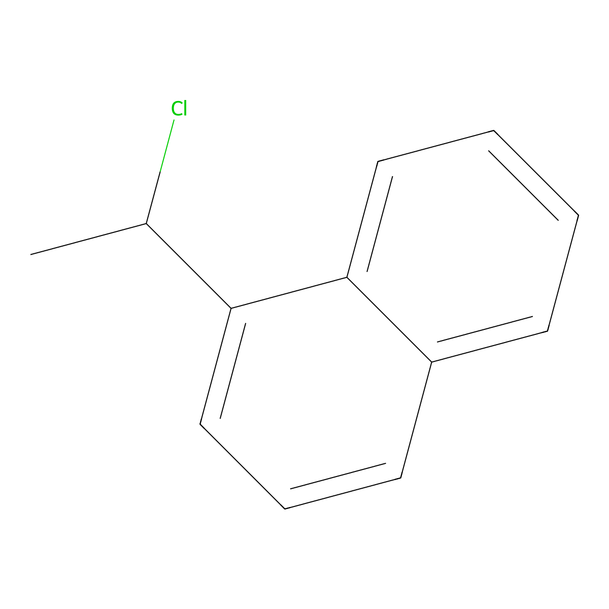 1-(1-Chloroethyl)naphthalene molecular structure, CAS 62094-18-2