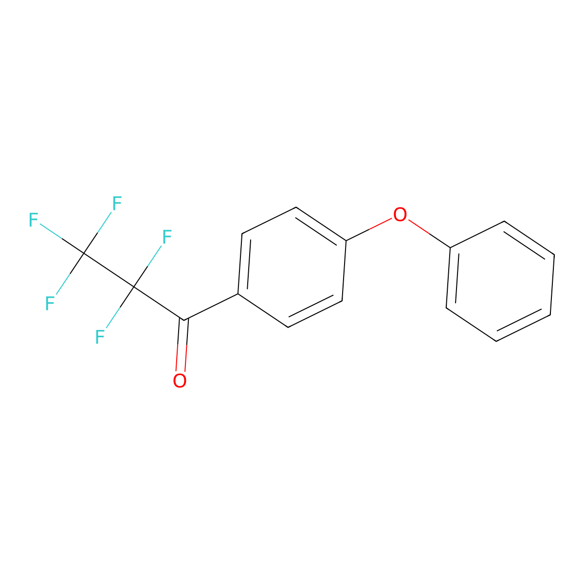 2,2,3,3,3-Pentafluoro-1-(4-phenoxyphenyl)propan-1-one molecular structure, CAS 620959-62-8