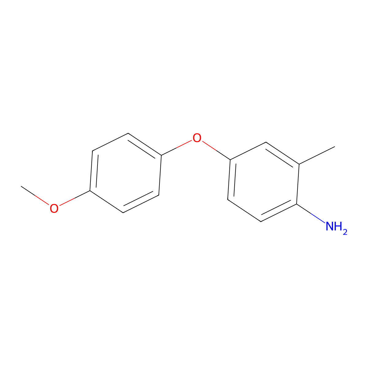 4-(4-Methoxyphenoxy)-2-methylaniline molecular structure, CAS 620989-09-5