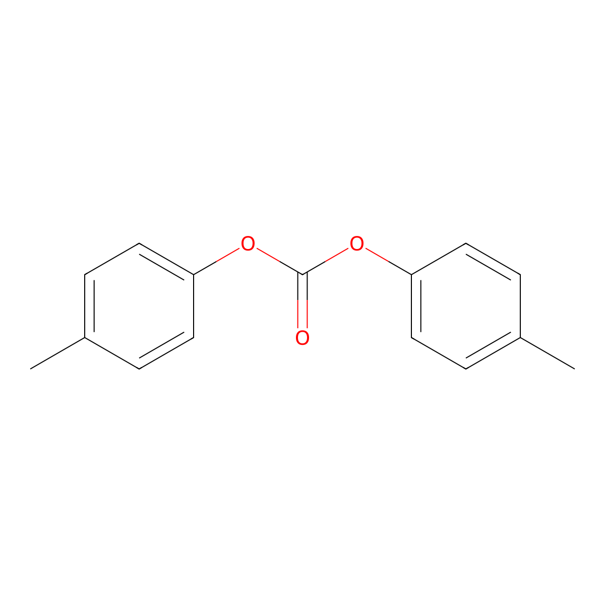 Di-p-tolyl carbonate molecular structure, CAS 621-02-3