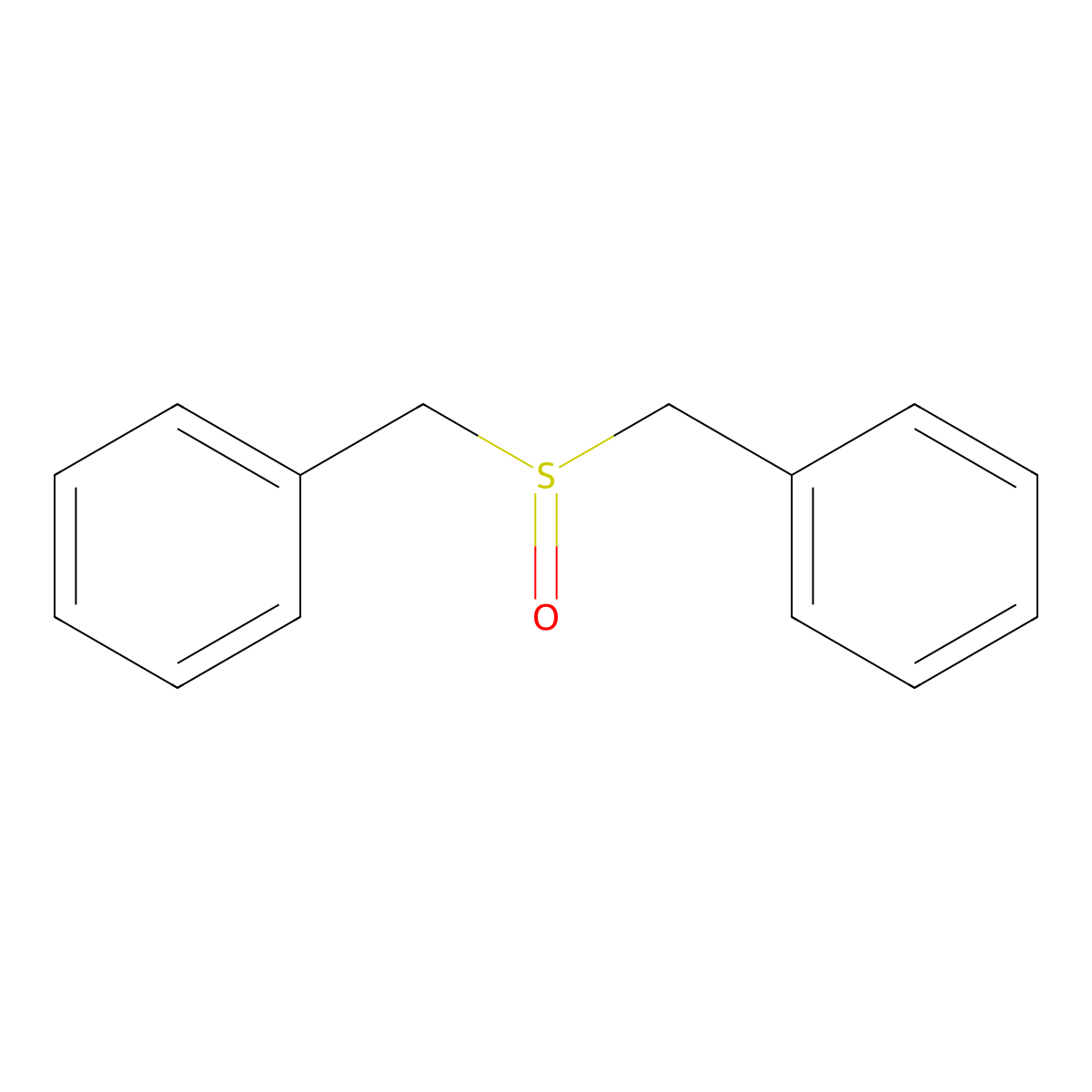 Benzyl sulfoxide molecular structure, CAS 621-08-9
