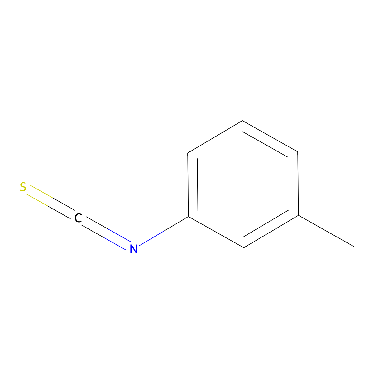 m-Tolylisothiocyanate molecular structure, CAS 621-30-7