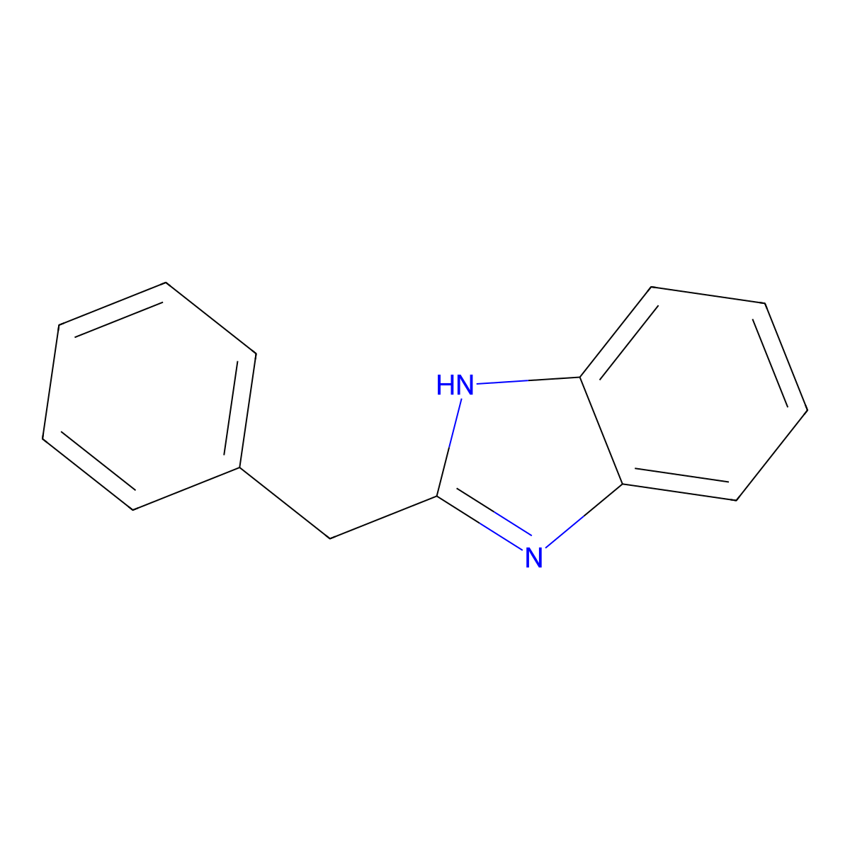 Bendazol molecular structure, CAS 621-72-7