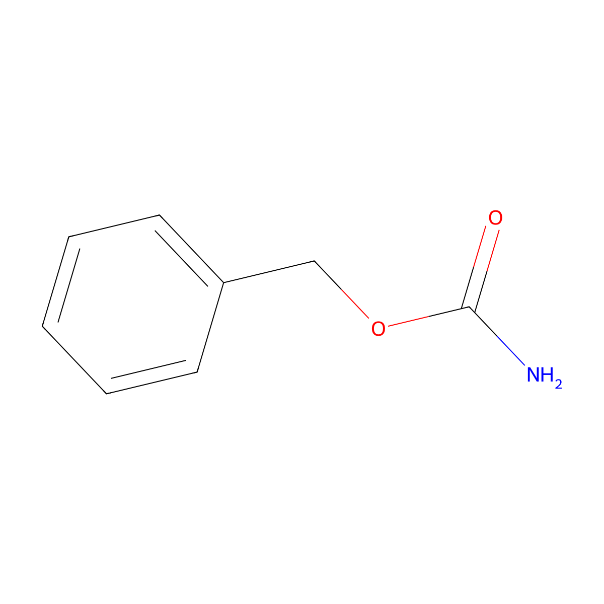 Benzyl carbamate molecular structure, CAS 621-84-1
