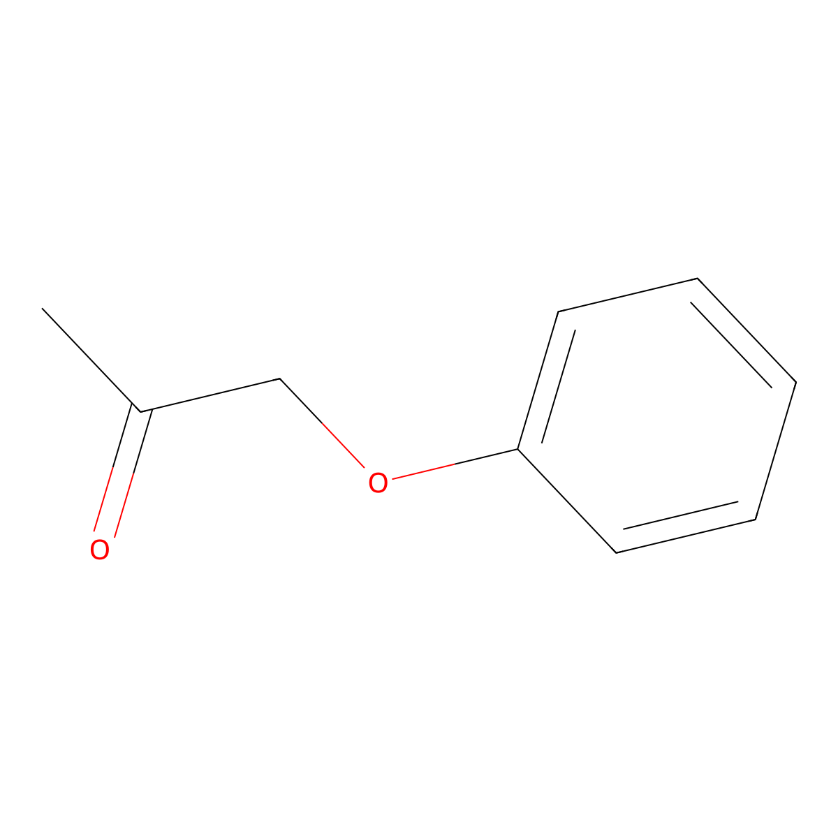 1-Phenoxy-2-propanone molecular structure, CAS 621-87-4