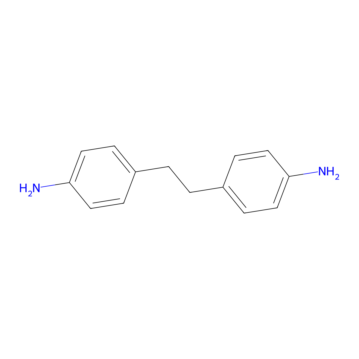 4,4'-Ethylenedianiline molecular structure, CAS 621-95-4