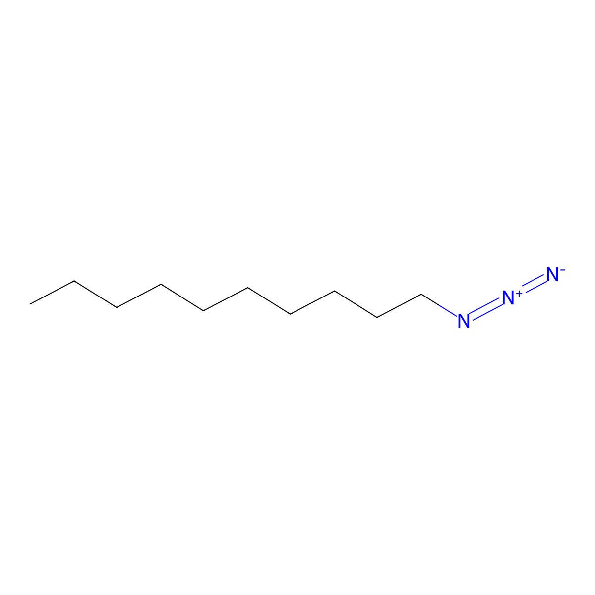 Decane, 1-azido- molecular structure, CAS 62103-13-3
