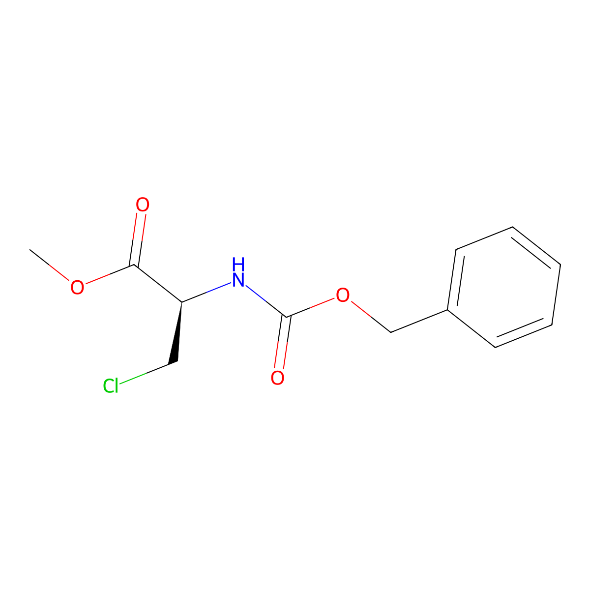 N-(Benzyloxycarbonyl)-L-beta-chloroalanine Methyl Ester molecular structure, CAS 62107-38-4