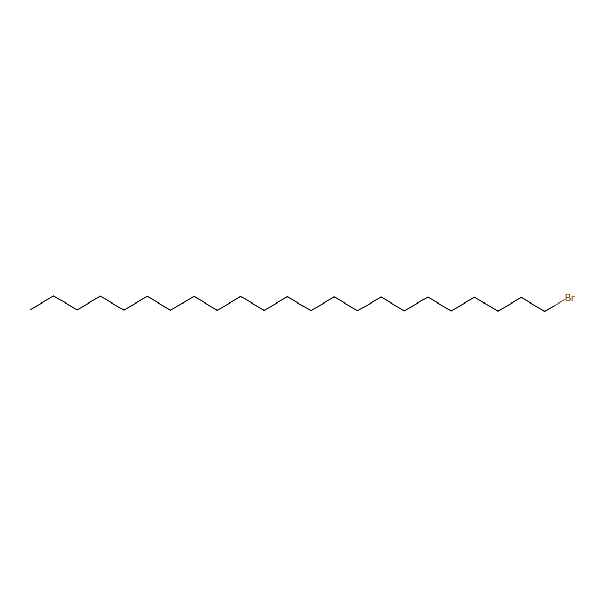 1-Bromotricosane molecular structure, CAS 62108-44-5
