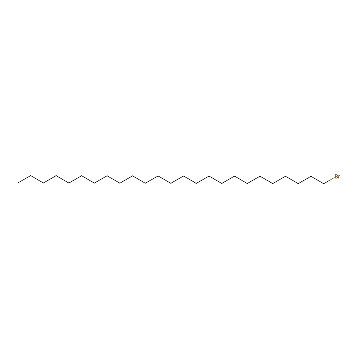 1-Bromopentacosane molecular structure, CAS 62108-45-6