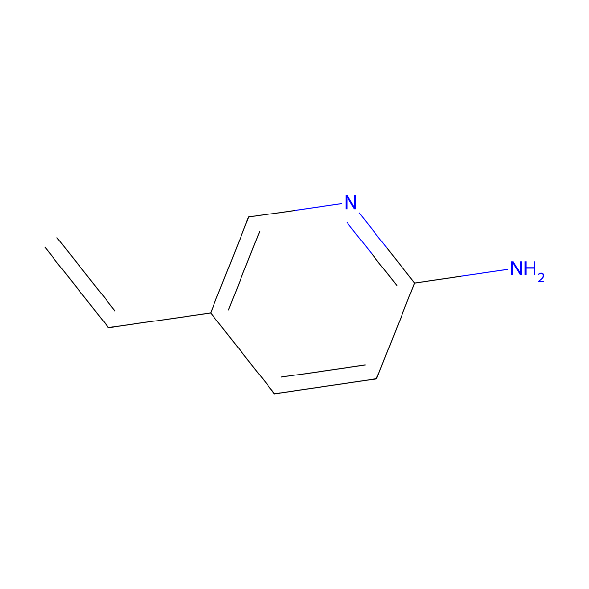 5-Ethenylpyridin-2-amine molecular structure, CAS 62114-80-1