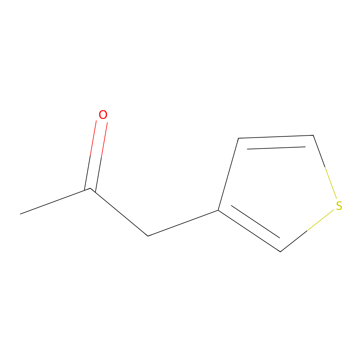 1-(Thiophen-3-yl)propan-2-one molecular structure, CAS 62119-77-1