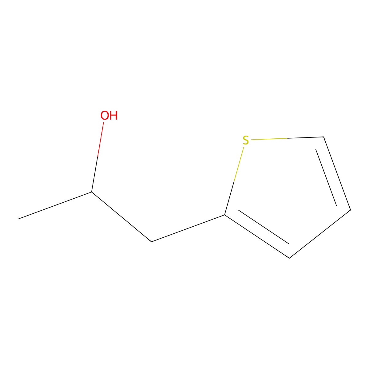 alpha-Methyl-2-thiopheneethanol molecular structure, CAS 62119-81-7