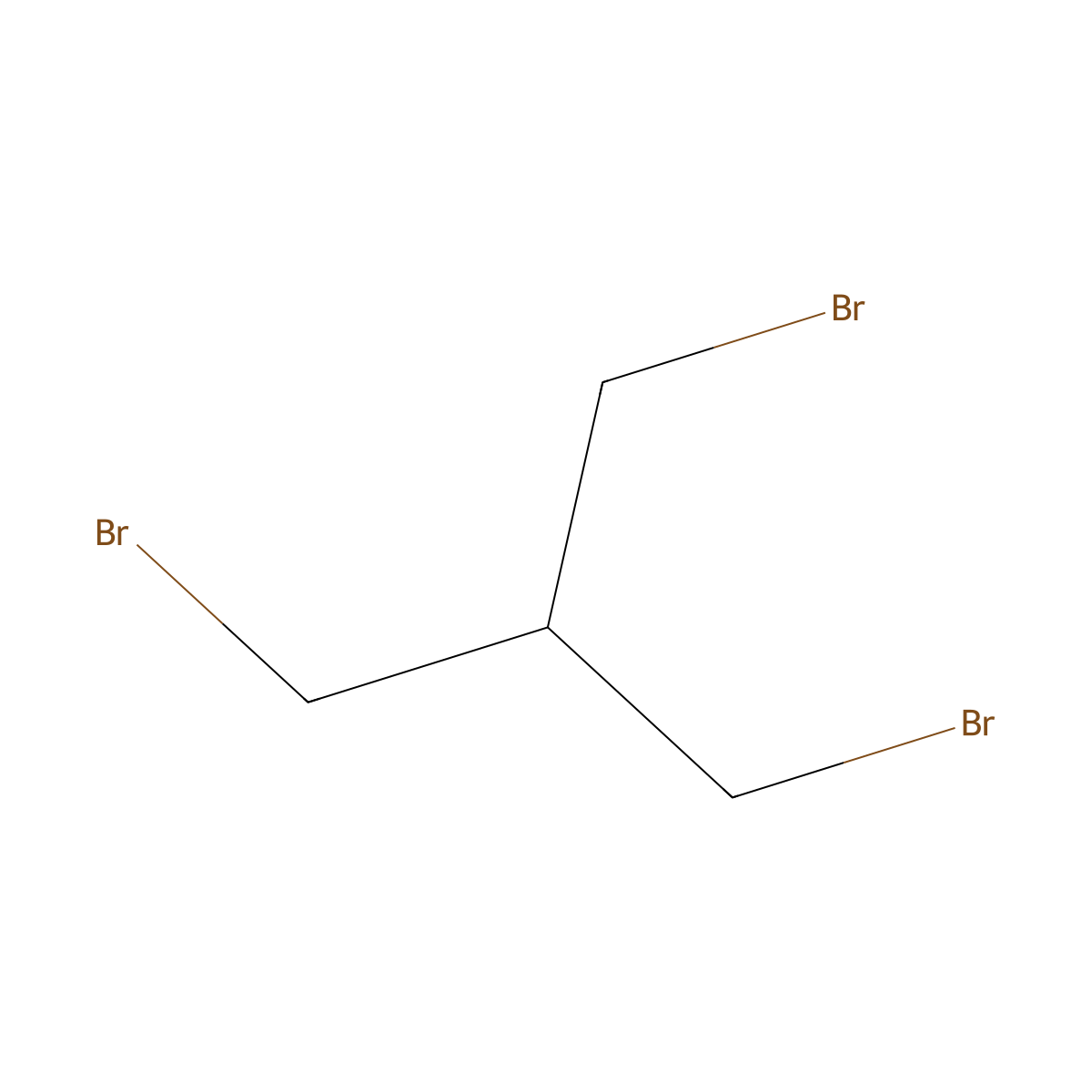 1,3-Dibromo-2-(bromomethyl)propane molecular structure, CAS 62127-48-4