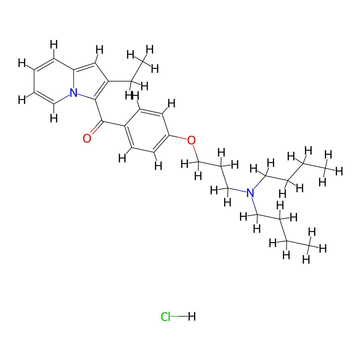 Butoprozine Hydrochloride molecular structure, CAS 62134-34-3