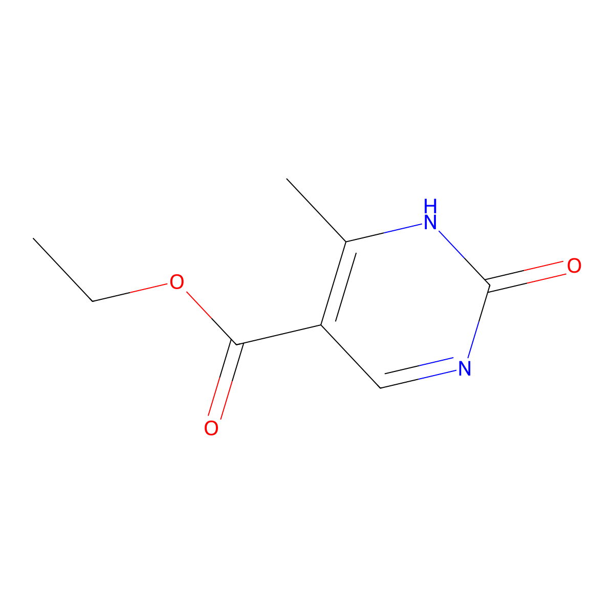 Ethyl 2-hydroxy-4-methylpyrimidine-5-carboxylate molecular structure, CAS 6214-64-8