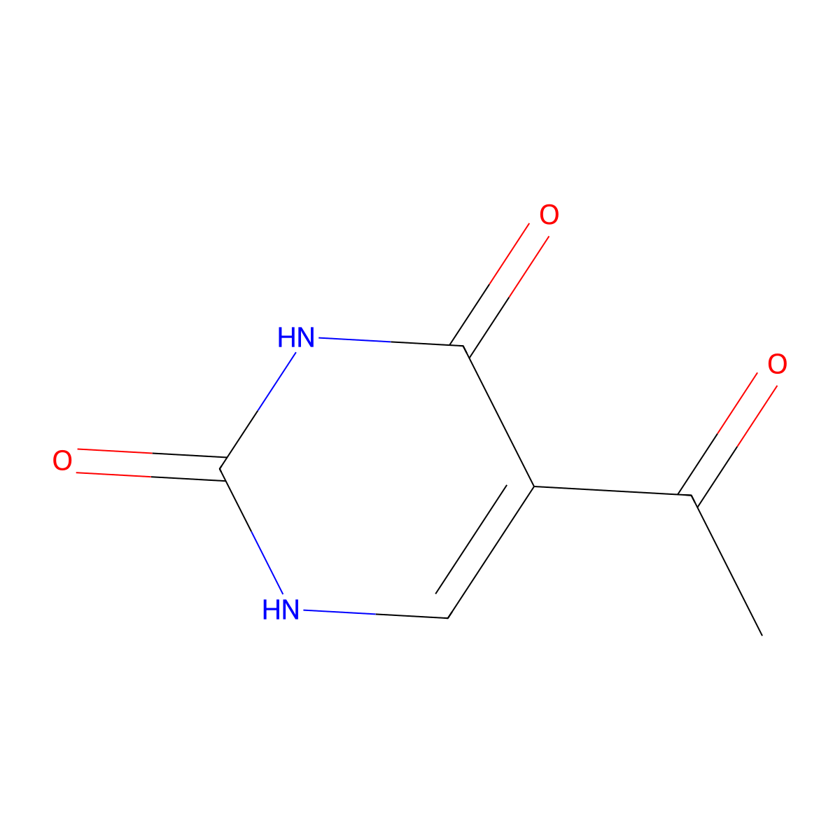 5-Acetyluracil molecular structure, CAS 6214-65-9