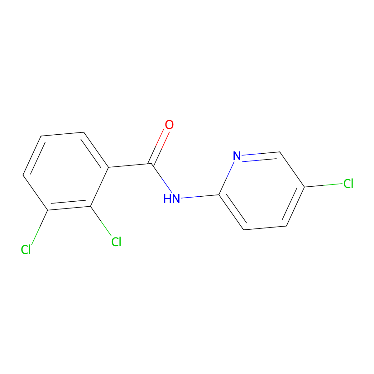 2,3-Dichloro-n-(5-chloropyridin-2-yl)benzamide molecular structure, CAS 6215-52-7